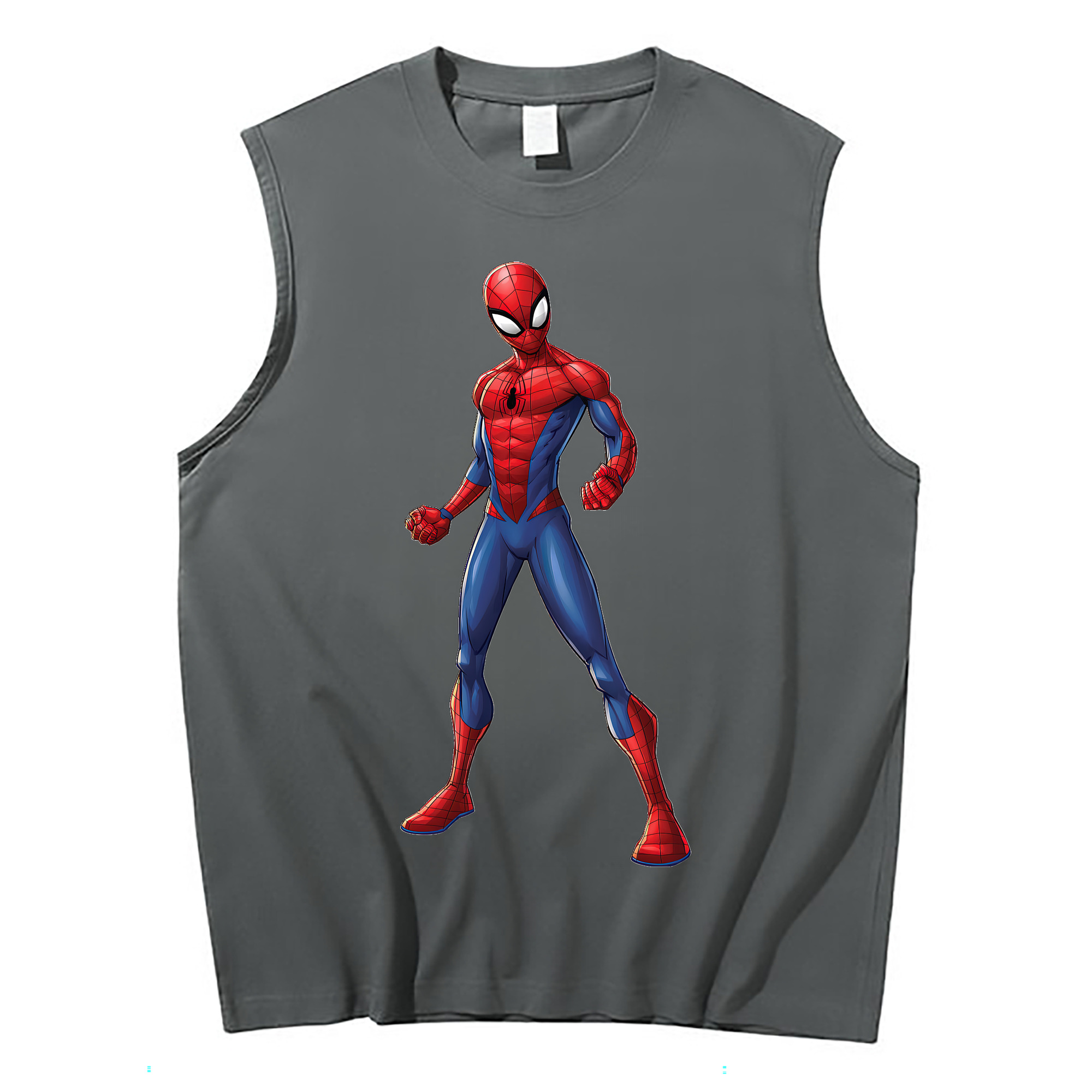 Spider Man スパイダーマン コットン100％タンクトップ（フロントプリント）